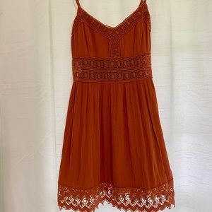 Abercrombie and Finch Faded Orange Summer Sundress